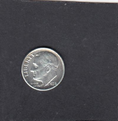 Beschrijving: 1 Dime ROOSEVELT